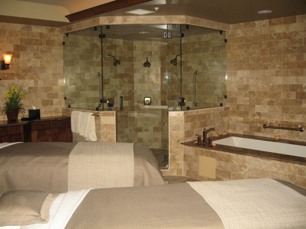 Couples treatment rooms are spacious and romantic